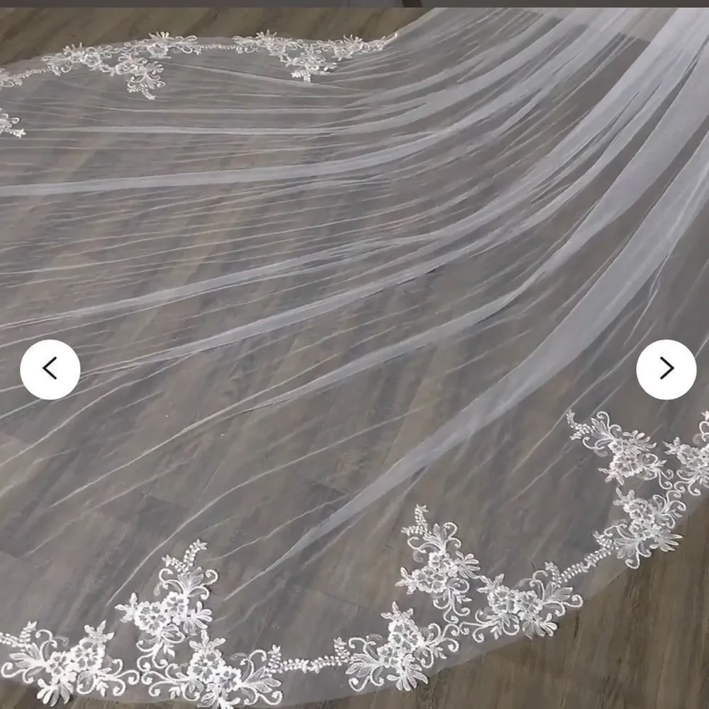 Handmade bridal veil